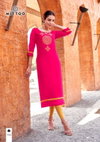 Palak Vol 38 By Mittoo Rayon Embroidery Kurtis Wholesale Shop In Surat
